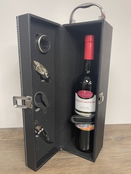 Luxury Wine Box with Accessories Flower Power, Florist Davenport FL